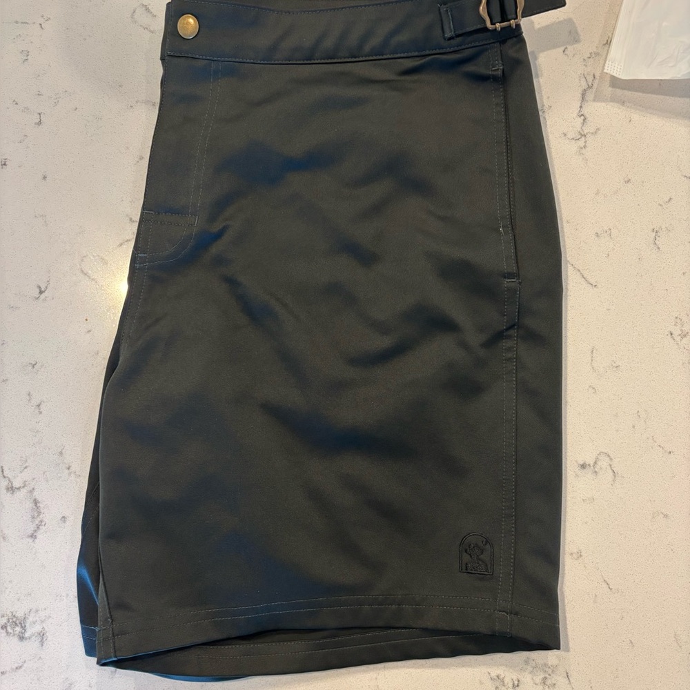 Dark Gray Skirt with Logo